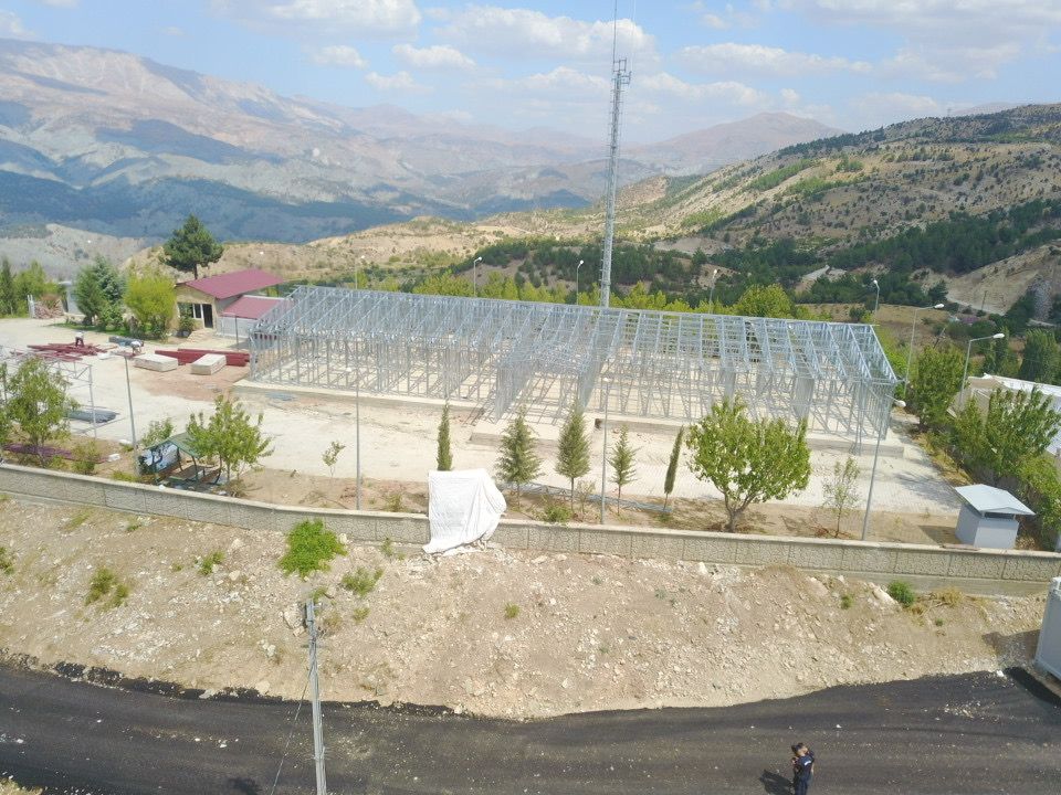 Hafif Çelik Sosyal Tesis ve Sağlık Hizmeti Binaları - Askeri Binalar Maraş - Gaziantep